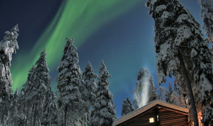 Finlandia El Lago Inari  y la Aurora Boreal